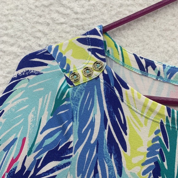Lilly Pulitzer Sophie Dress Small S Light As A Feather Colorful UPF 50 Southern - Picture 5 of 15